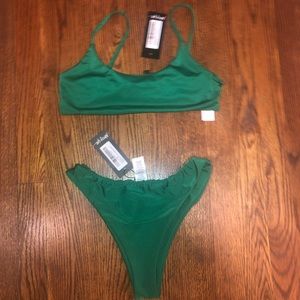 Green bikini